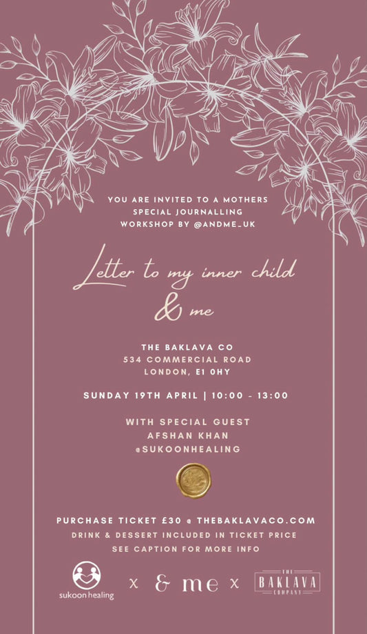 Event - letter to my inner child and me